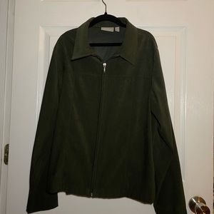 Vintage Unisex Collared Zip Up Jacket